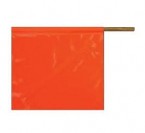 2W 18" x 18" Solid PVC Flag w/ Hidden Stay w/ 24" Dowel (50 Flags)