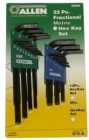 Allen 22PC Fractional/Metric Combo Hex Key Set Long & Short Series