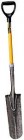 Ames Site Safe Contractor Fiberglass Handle Drain Spade Shovel (6pk)