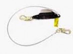 SafeWaze 6' Coated Steel Cable Lanyard w/ SafeStop