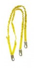 SafeWaze Dual Leg SafeAbsorb X-tra Elastic Shock Absorbing Lanyard