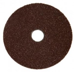 5" x 7/8" 24G Aluminum Oxide Resin Fiber Sanding Disc - Red  (25 Discs)