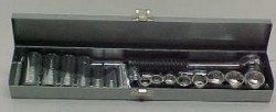 American Presto 21PC 3/8"Dr Deep & Shallow Socket Set (Metric)