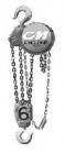 CM Hoists 6-Ton Cyclone Manual Hand Chain Hoist (8' Lift)
