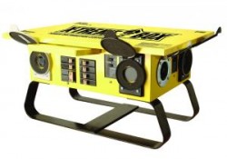Yellow X-Treme Box Portable Power Distribution Center  (Twist-Lock)