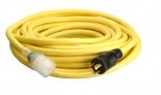 Coleman Cable 50' 10/3 SJTOW L5-20P to Lighted 5-20R (2pk)