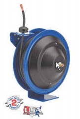 Spring Rewind Welding Cable Reels w/25' Cable  (Type 1-Gauge)