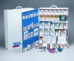 First Aid Only 5-Shelf Industrial First Aid Station w/22 Pocket Inside Door Liner