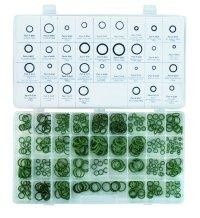 FJC 350pc Deluxe High Temperature Green HNBR O-Ring Assortment Kit