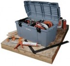 Flambeau Gray Tool Brute Storage Chest with Lift-Out Tray (27.5"W x 13.75"D x 14"H)