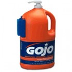 Gojo 1-Gallon Natural Orange Pumice Hand Cleaner with Pump Dispenser (4pk)
