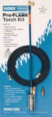 Goss High BTU Propane Torch Kit (IP-2 Flow Adaptor, AP-25 Torch, BP-66 Piezoelectric Ignitor Tip)