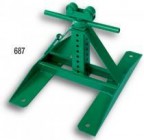 687 Screw Type Reel Stand (Height: 13" to 28"; 2,500-lb Cap.)