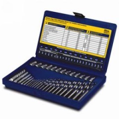 Hanson 35pc Master Screw Extractor & Drill Bit Set w/ Plastic Case
