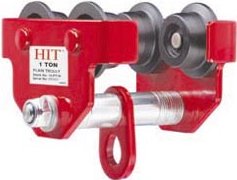 HIT 1-Ton Plain Trolley with Hand Chain (10' Chain Length)