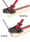 Manual Rebar Cutter & Bender (1/2" Capacity)