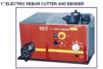 Electric Rebar Cutter & Bender (Capacity 1")