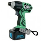Hitachi 12V Cordless 1/4" Hex Drive Impact Driver w/ 2 Batteries