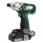 Hitachi 18-Volt 1/4" Hex Lithium Ion Cordless Impact Driver
