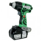 Hitachi 18-Volt 1/4" Hex Lithium Ion Cordless Impact Driver