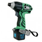 Hitachi 9.6V Cordless 1/4" Hex Drive Impact Driver w/ 2 Batteries