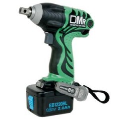 Hitachi 12V Cordless 1/2" Drive Impact Wrench w/ 2 Batteries