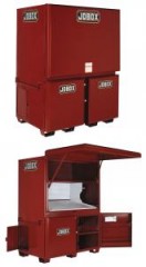 Jobox Field Office Job Site Storage Box (63"L x 42"W x 80"H)