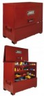 Jobox High Capacity Piano Lid Job Site Storage Box (74-1/2"L x 35-1/2"W x 60-1/4"H)