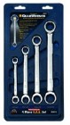 4PC SAE Double Box End Ratcheting Wr Set (5/16" to 3/4")