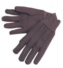 Ladies Size 10oz Heavy Duty Brown Jersey Gloves (12 Pairs)