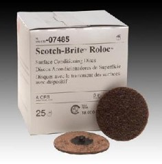 3M 3" Coarse Scotch-Brite Roloc Surface Prep Disc (25pk)