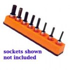 MTS Solar Orange 3/8" Drive Universal Magnetic Socket Holder