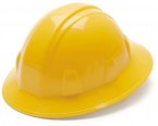 Pyramex Yellow Full Brim Hard Hat w/ 6-Pt Ratchet (12pk)