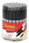 Sharpie King Size Black Permanent Marker Pack (6 Cards)