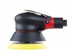 Sioux 5" 600-Series Dual Action Palm Throttle Random Orbital Air Sander (10,000 rpm) - Remote Vacuum Ready