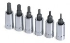 SK 6pc 1/4"Dr Metric Hex Bit Socket Set
