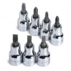 SK 7pc 3/8"Dr Screwdriver Bit Socket Set