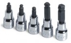 SK 5pc 3/8"Dr Metric Ball Hex Bit Socket Set