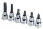 SK 6pc 3/8"Dr Fractional Ball Hex Bit Socket Set