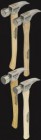 Stiletto 12oz Titanium "Remodeler" Milled Face Hammer (18" Curved Hickory Handle)