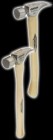 Stiletto 14oz Titanium "Titan" Milled Face Framer Hammer (18" Curved Hickory Handle)