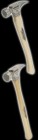 Stiletto 16oz Titanium "MuscleHead" Milled Face Framer  Hammer (18" Curved Hickory Handle)