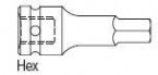 Sunex 3/4" Drive 19mm Metric Impact Hex Bit Socket