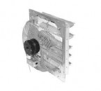 TPI 24" 2-Speed Shutter Mount Direct Drive Exhaust Fan