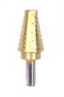 Vermont American Titanium Coated Step Drill Bit (1/8" to 1/2" by 32nds)