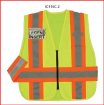 Lime Yellow Incident Command ANSI Class 2 Vest w/2" Ref. Stripes