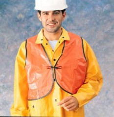 2W Plastic Orange Economy Blaze Vest  (120 Vests)