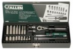 Armstrong 21PC 1/4"Dr Deep & Regular Socket Set Metric