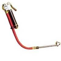 Amflo Swivel Dual Foot Chuck Tire Inflator Gauge with 12" Hose