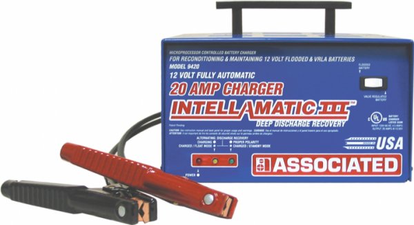 Associated 20 Amp/12 Volt Portable Battery Charger